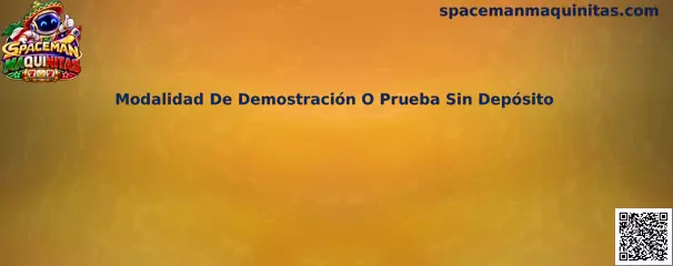 Modalidad De Demostración O Prueba Sin Depósito en Spaceman Maquinitas