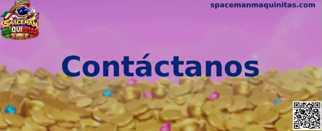 Sección de contacto de Spaceman Maquinitas