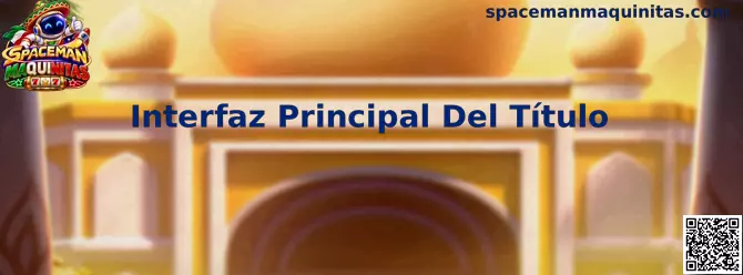 Interfaz Principal Del Título de Spaceman Maquinitas