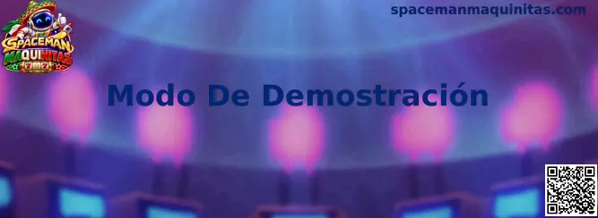Interfaz informativa de Spaceman Maquinitas en Modo De Demostración